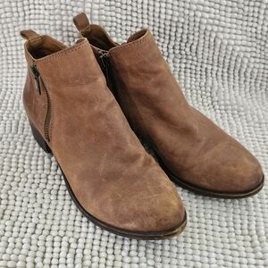 Lucky Brand Basel Brown Ankle Boots